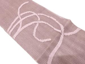 手組み羅 線描き模様 名古屋帯